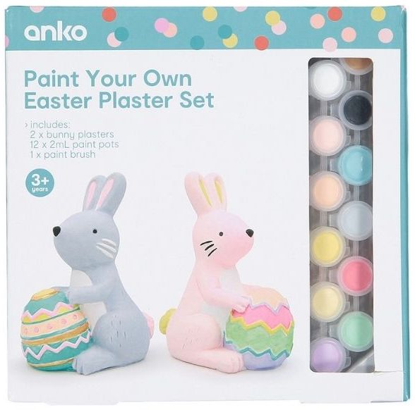 Paint your own easter plaster set